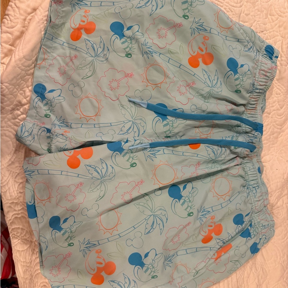 Disney Blue and Orange Swim Trunks